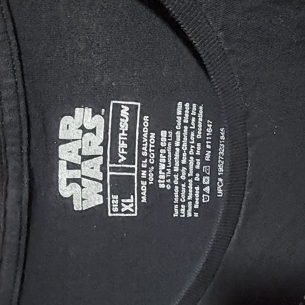 Star Wars Graphic Cotton Tee sz XL - Picture 4 of 6